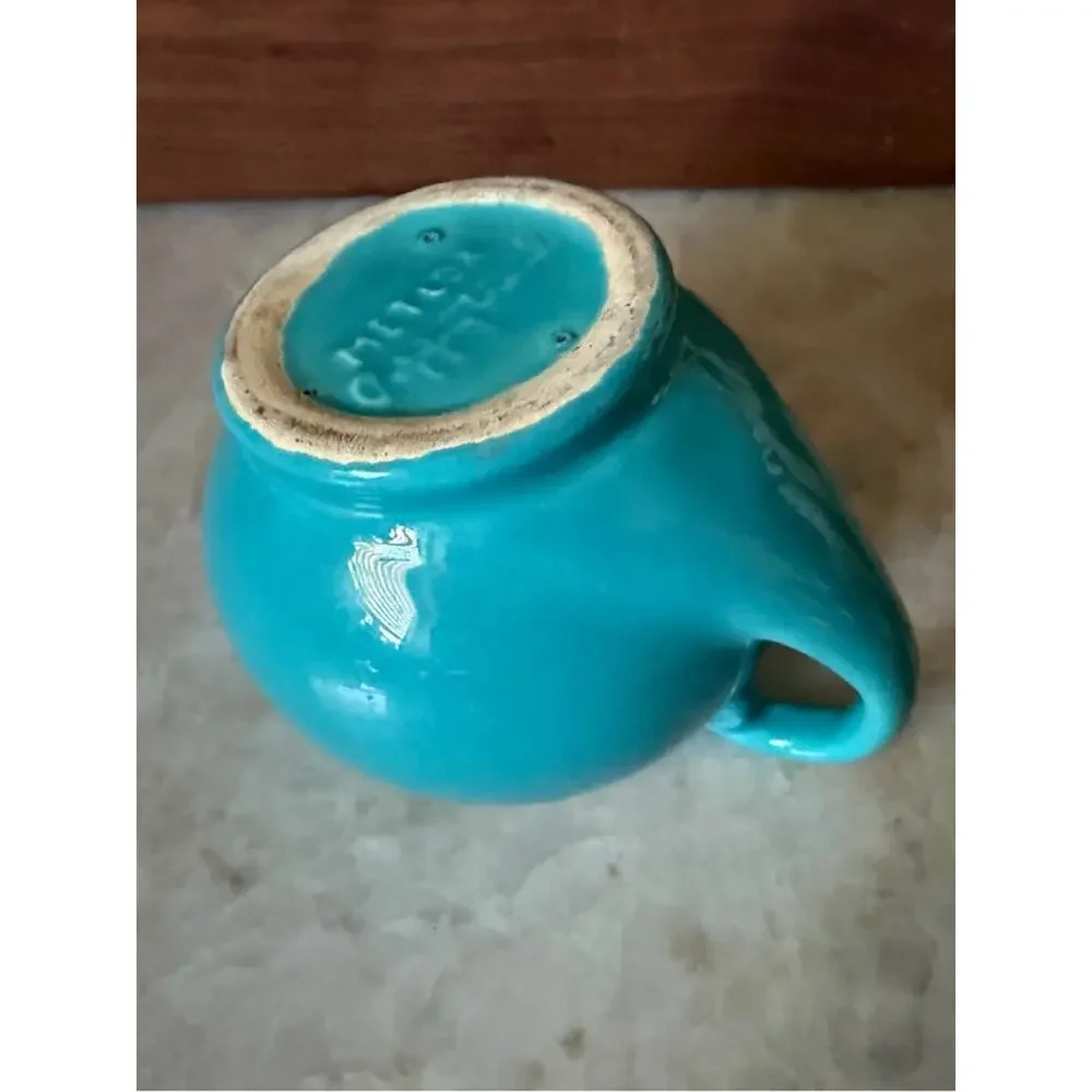 Metlox poppy trail vintage turquoise creamer